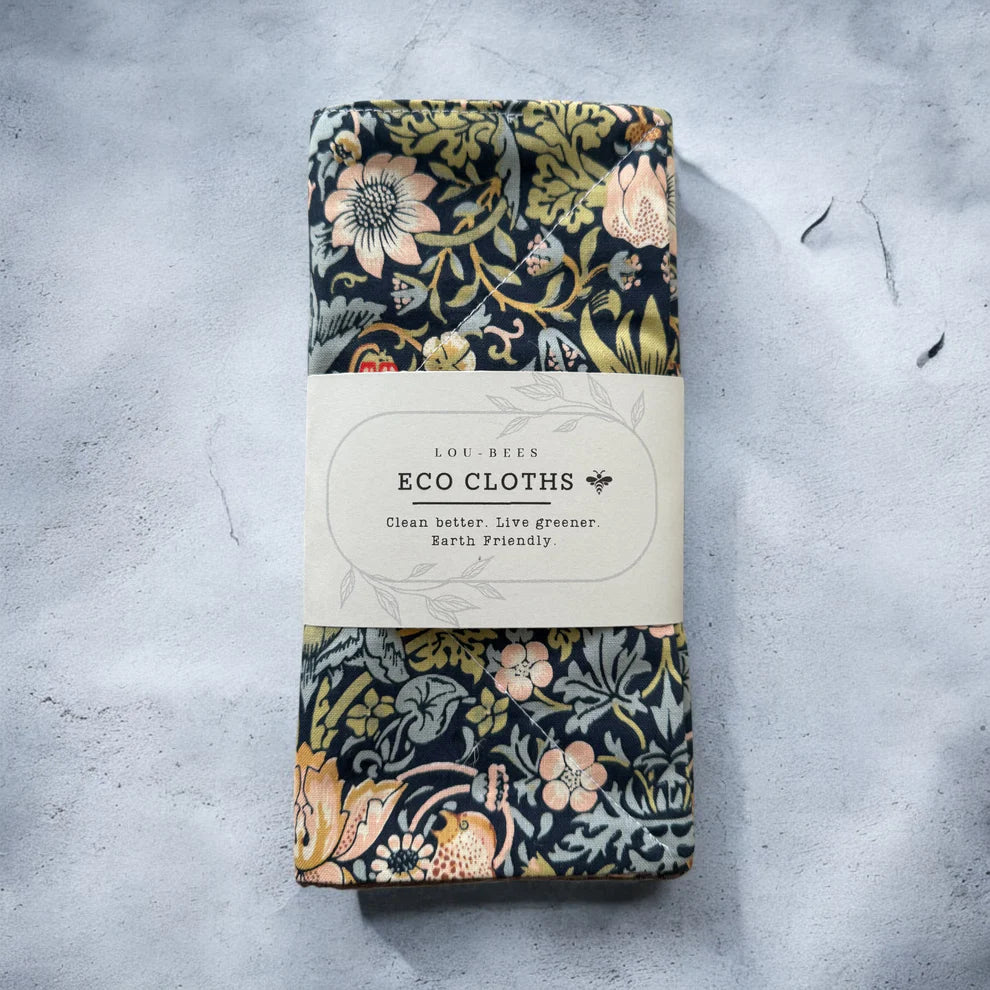 Eco Cloths - Strawberry Thief Design