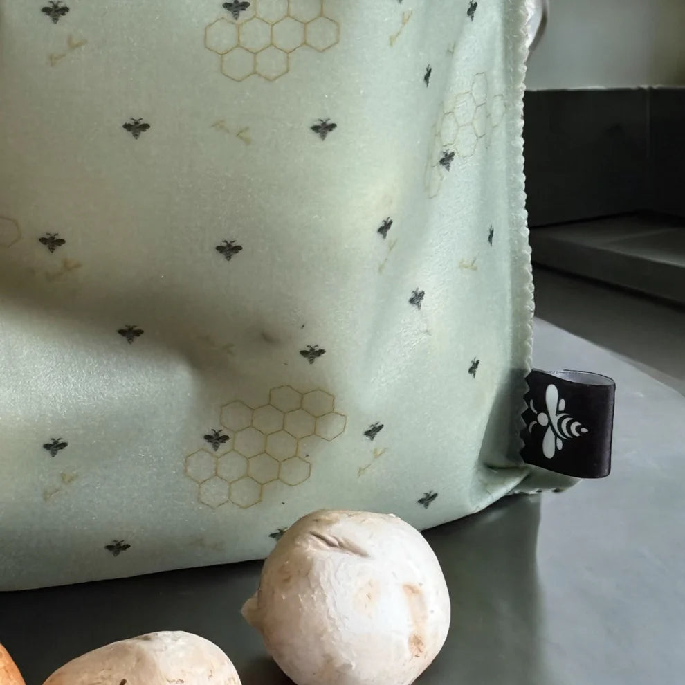 Beeswax Food Bag - Sage Green