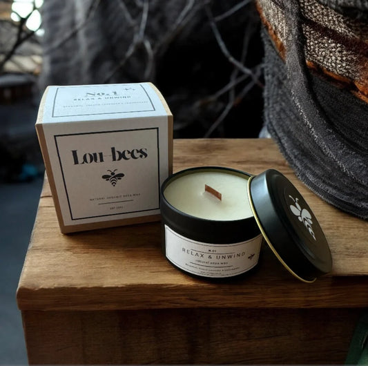 Lou-bees Soya Wax Candle - Relax & Unwind