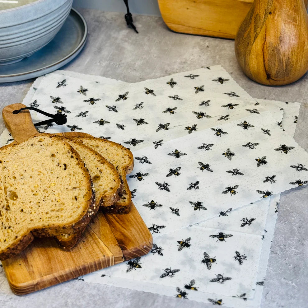 Beeswax Food Wraps - Organic Bee Set